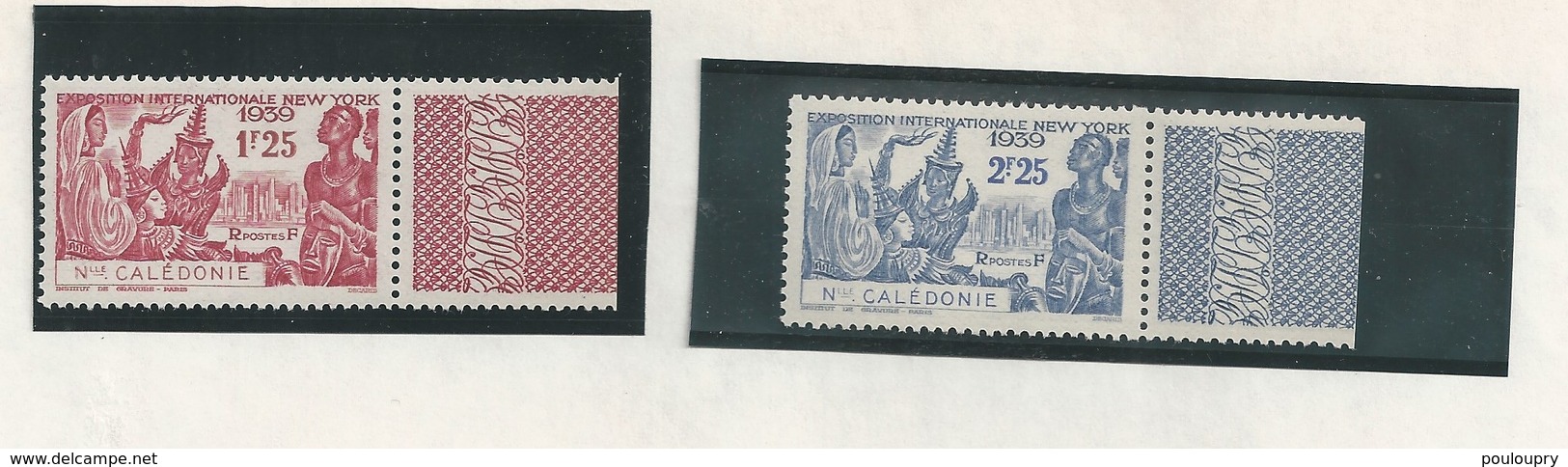 Nouvelle Calédonie - YT N°  173** Et 174 **  En BDF - Sans Trace De Charnière - Exposition Internationale De New York - Neufs