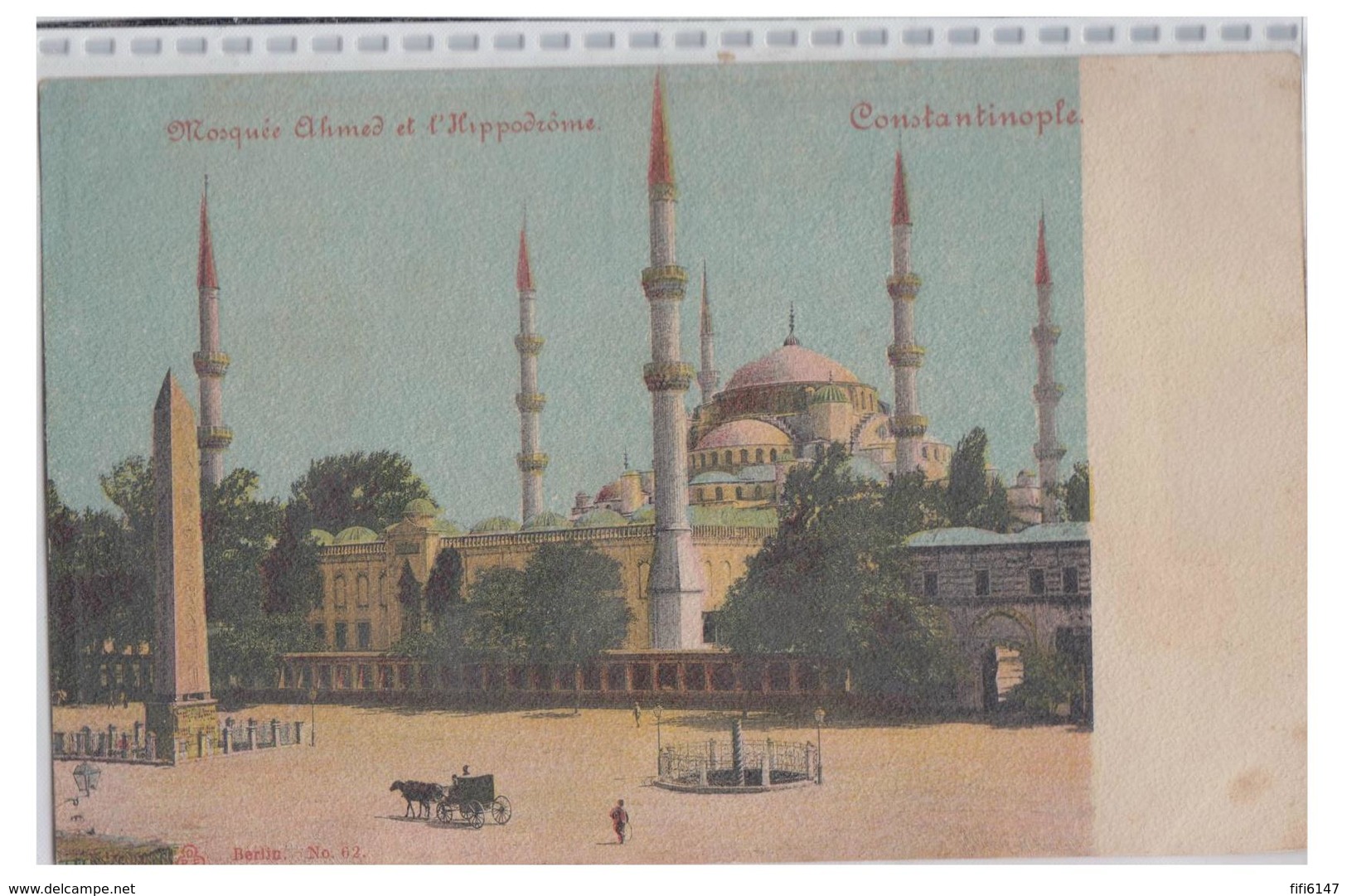 TURQUIE -- CONSTANTINOPLE -- MOSQUEE AHMED ET HIPPODROME -- - Türkei