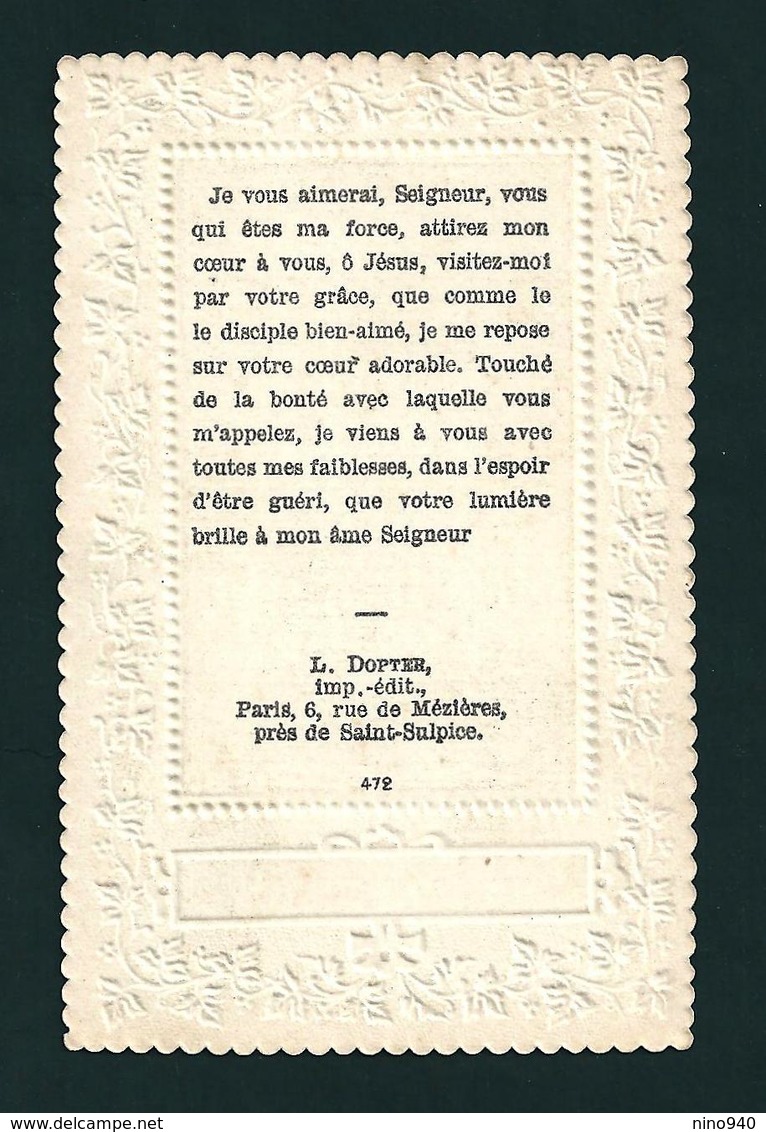 GESU' BAMBINO E S. GIOVANNINO - Mm. 64 X 100 - E - PR - Ed. L. Dopter, Nr. 472, Paris - Religione & Esoterismo