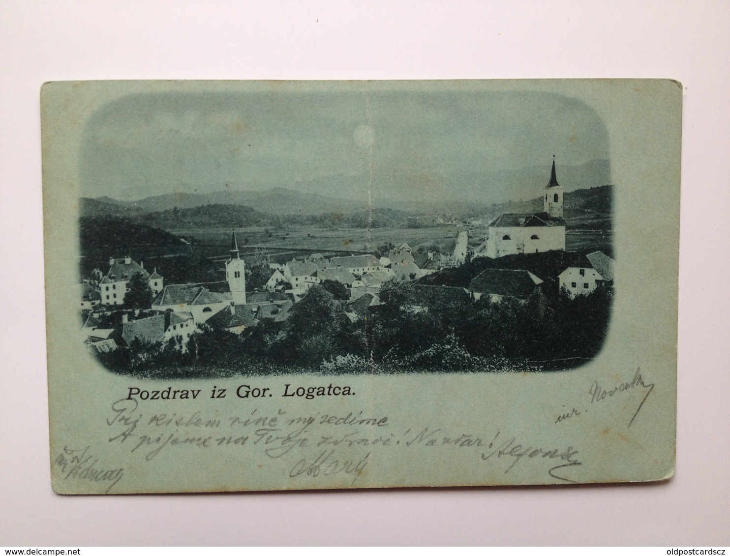 Slovenia Osrednja 6209 Logatec Loitsch 1898 Presavinuta - Slovenia