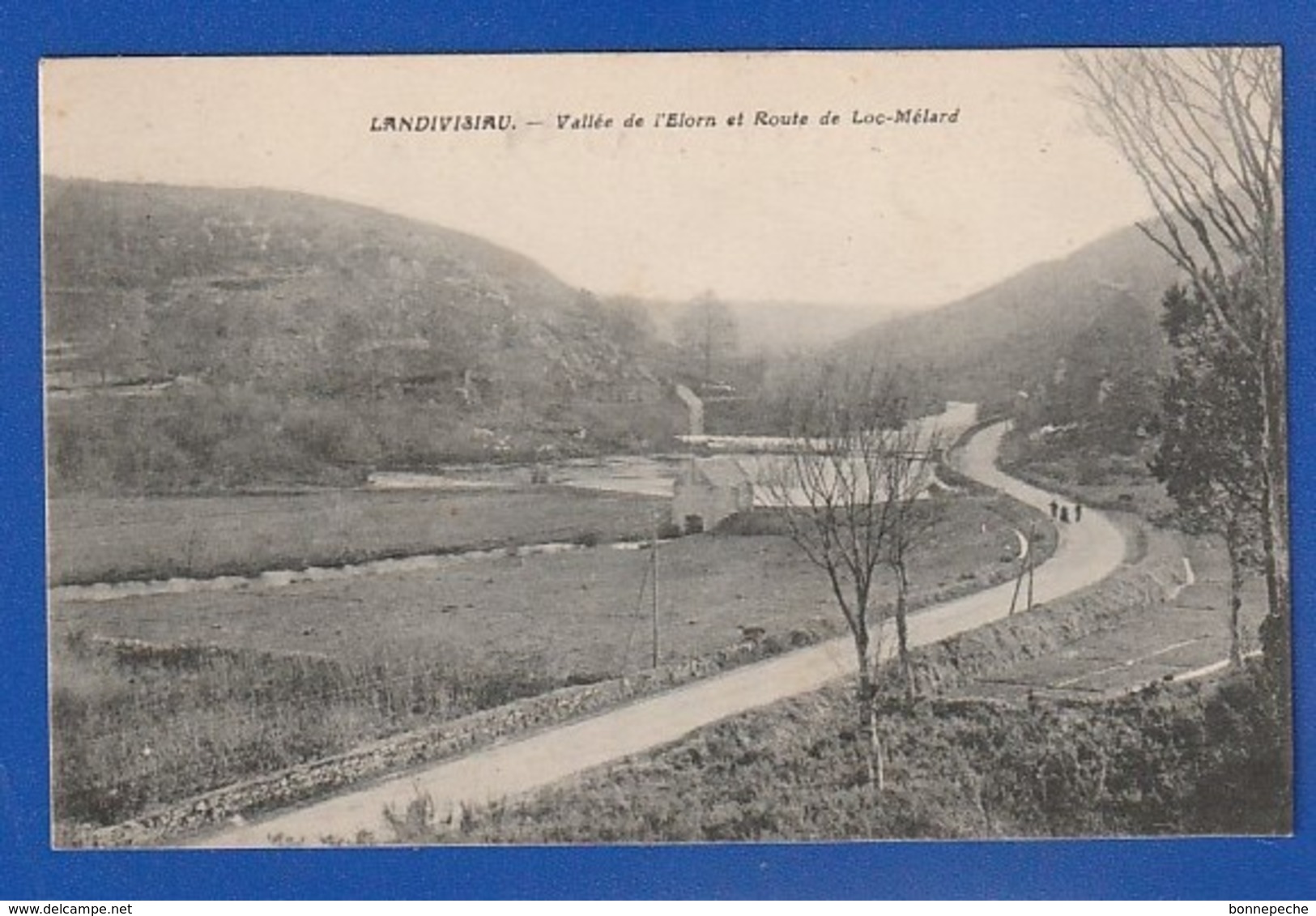 LANDIVISIAU Route De Loc Mélard Vallée De L Elorn 1918 ( TTB état) Y +2096 ) - Landivisiau