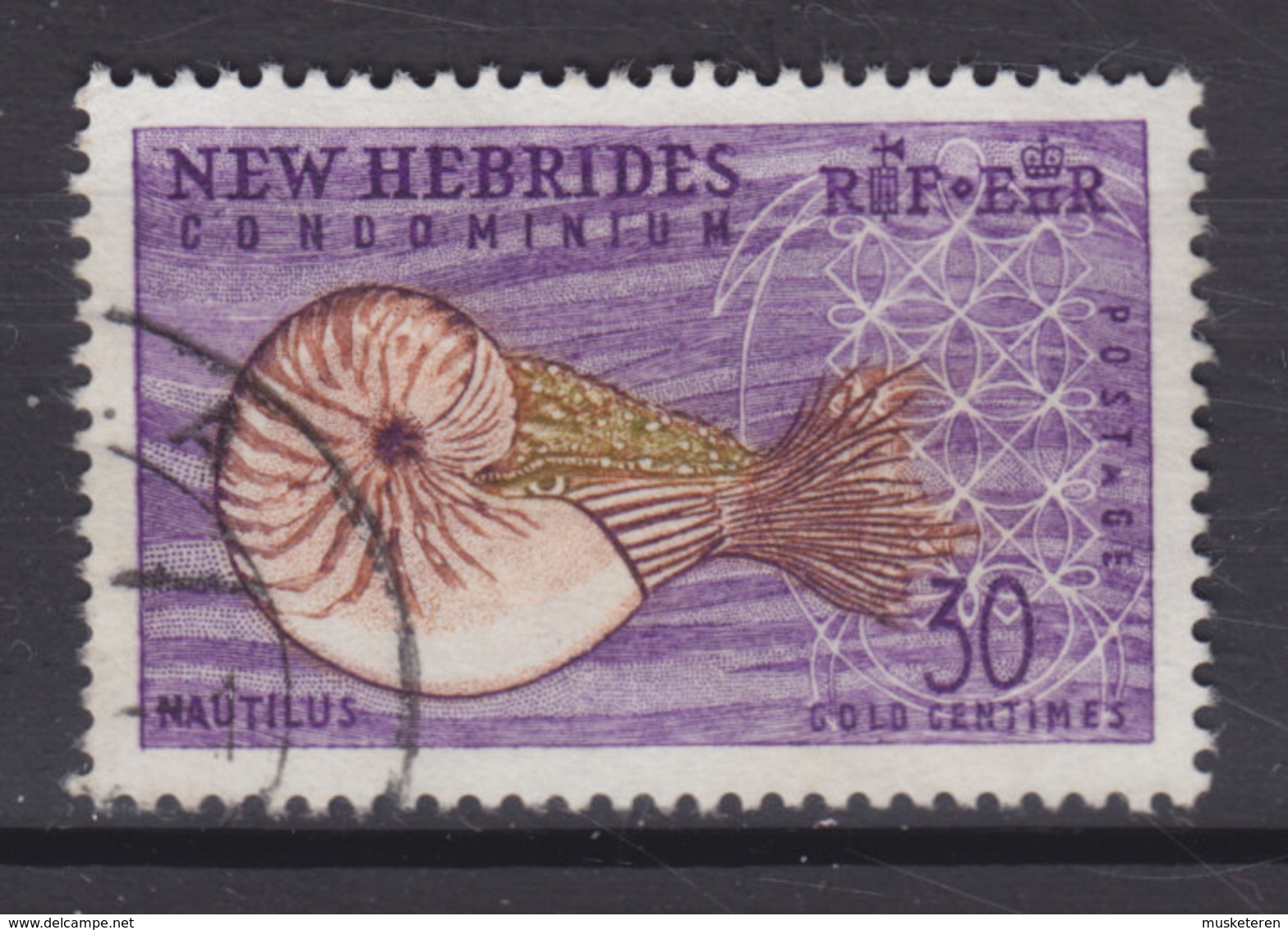 New Hebrides 1965 Mi. 201     30 C. Grosses Perlboot - Oblitérés