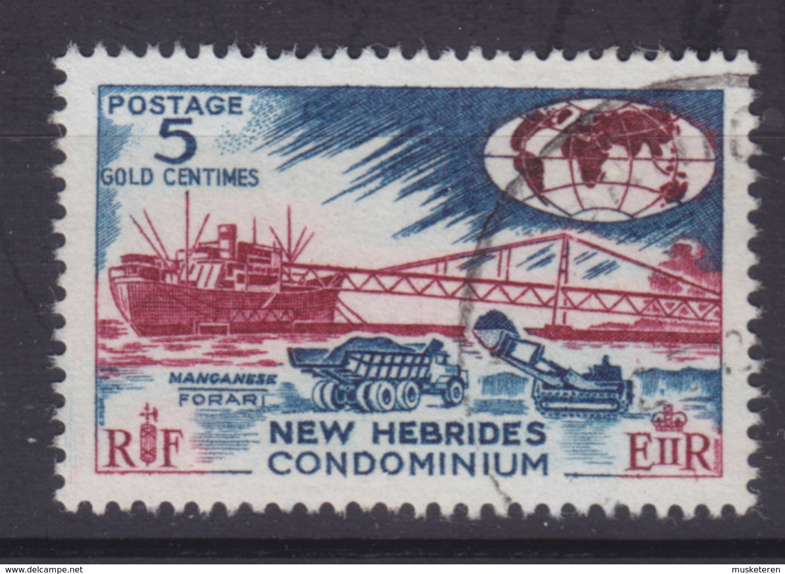 New Hebrides 1966 Mi. 236     5 C. Mangarenz-verladung - Used Stamps