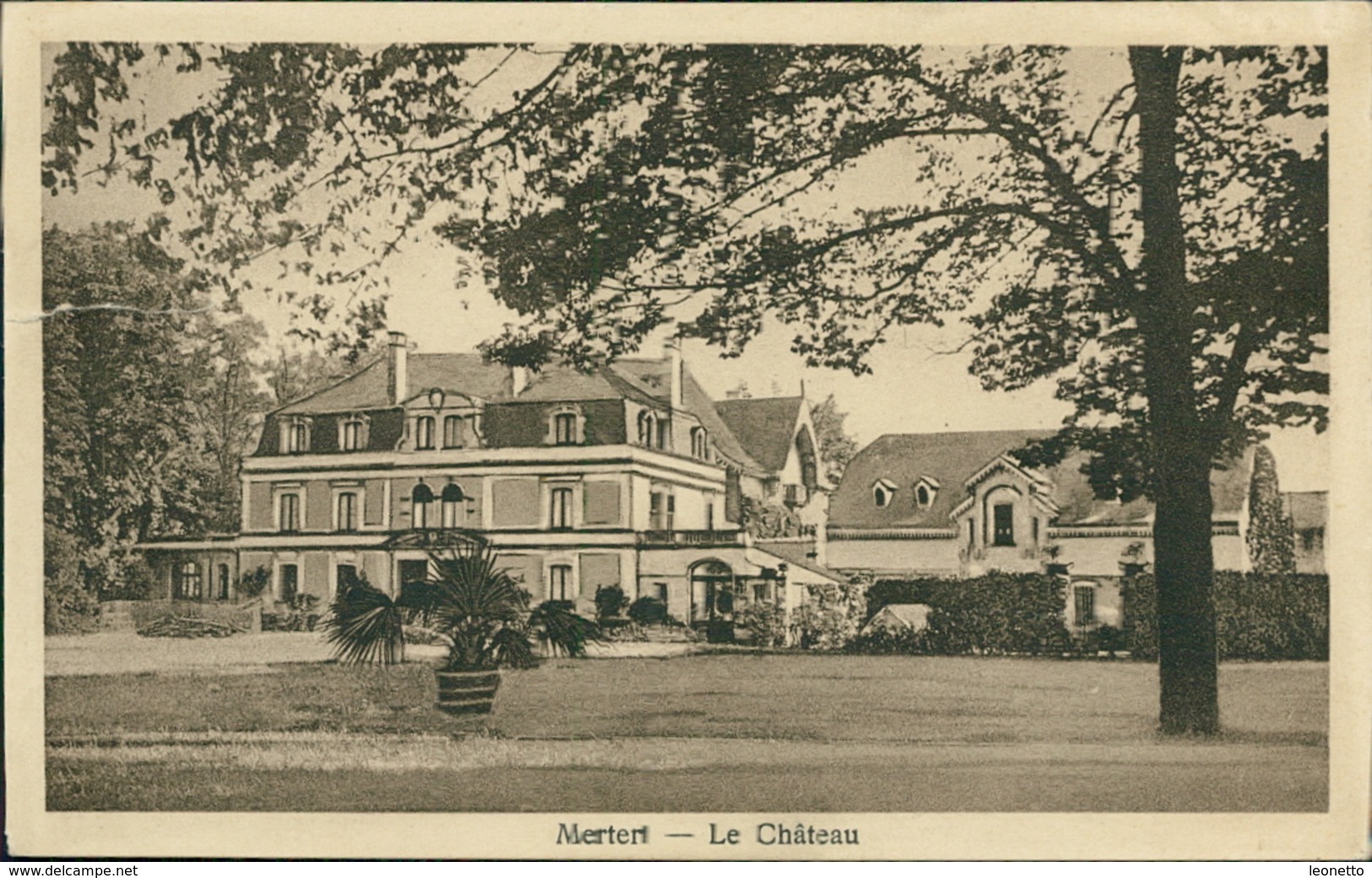 AK Mertert, Le Château, Ca. 1910er Jahre, Großer Einriss Links, Rückseitig überklebt (29558) - Sonstige & Ohne Zuordnung