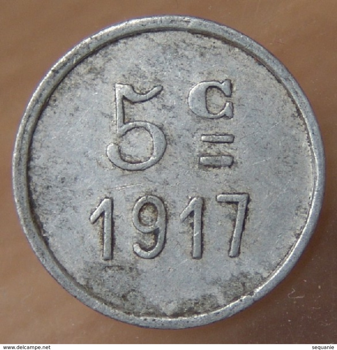 5 Centimes SIGEAN 1917 Mairie De Sigean - Monetari / Di Necessità