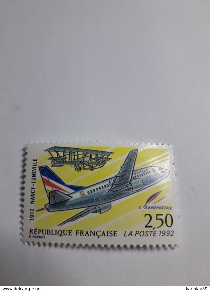 Timbre France  1992, 1e Liaison Postale Aérienne (Yvert 2778 ) Neuf - Nuevos