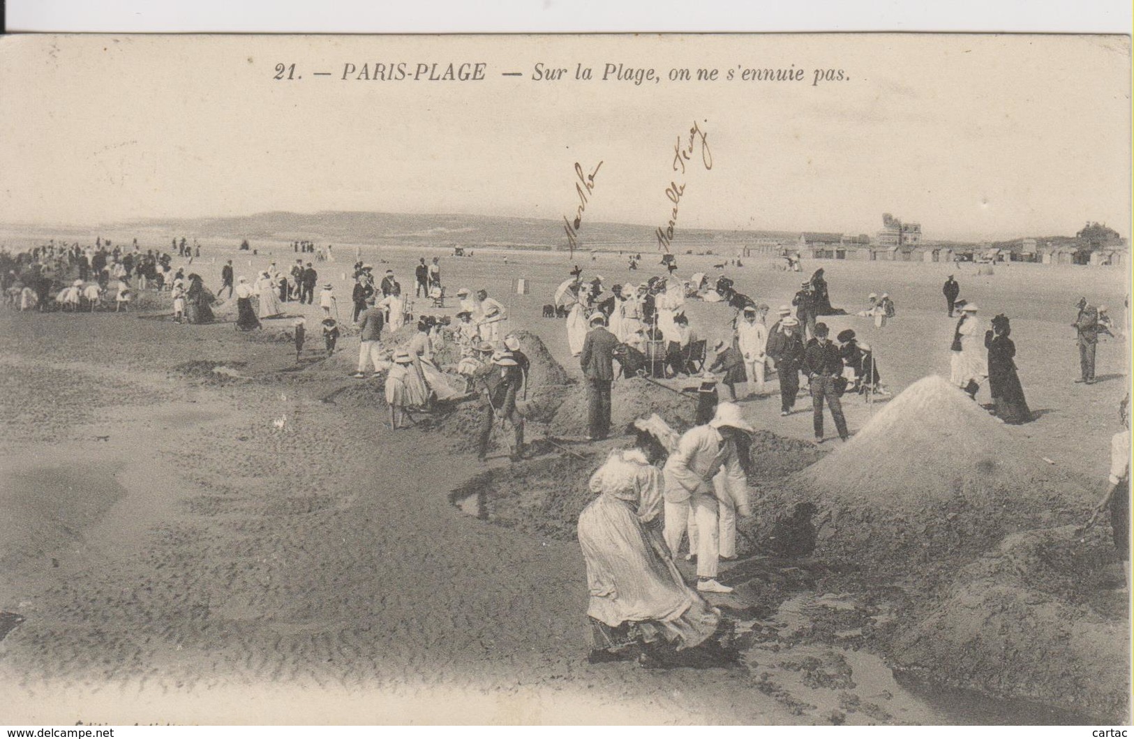 D62 - PARIS-PLAGE - SUR LA PLAGE ON NE S'ENNUIE PAS - Autres & Non Classés