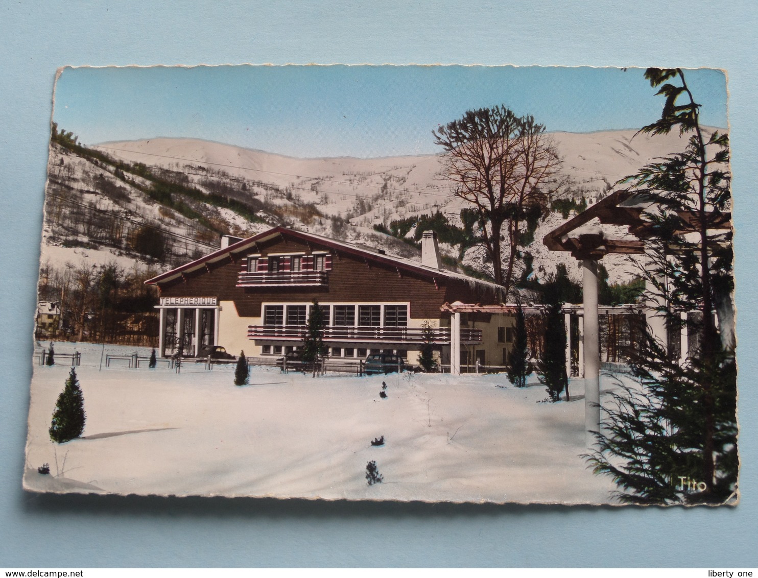 Vallée D'AURE - Saint-Lary - La Gare De Téléphérique ( M. Berjaud ) Anno 19?? ( Voir Photo ) ! - Autres & Non Classés