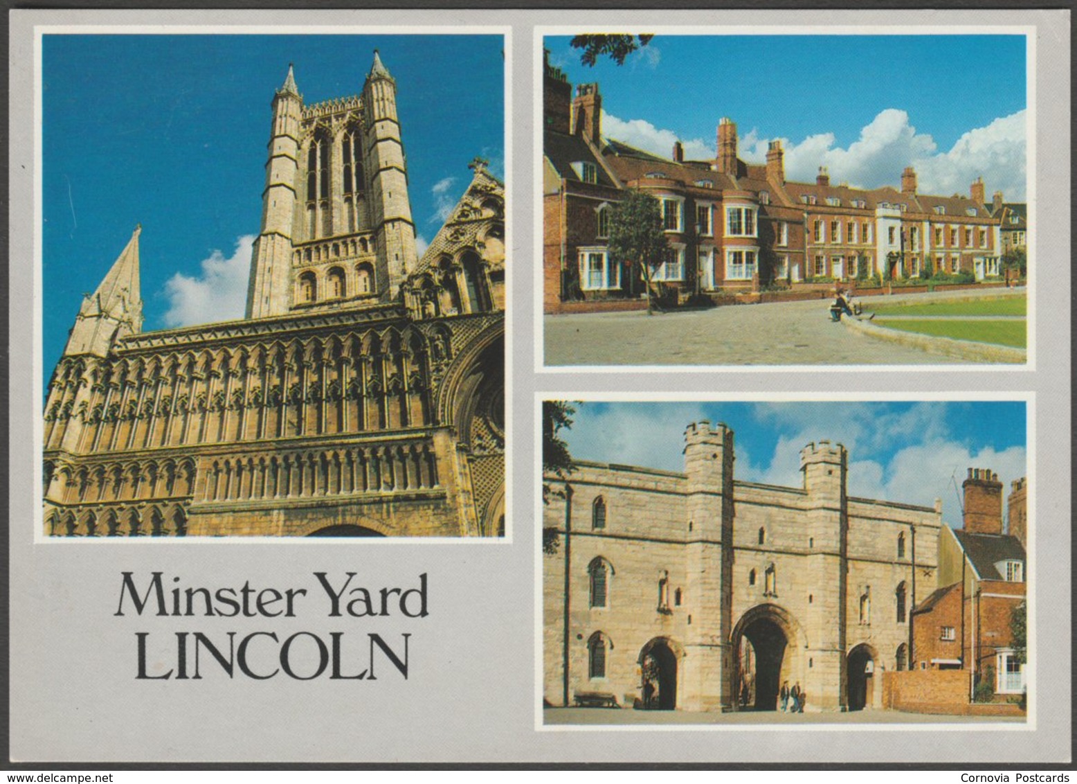 Multiview, Minster Yard, Lincoln, Lincolnshire, C.1980s - Judges Postcard - Lincoln