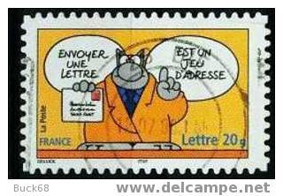 FRANCE 3827 (o) Le Chat De GELUCK Envoyer Une Lettre ... ( Bédé Bande Dessinée Comic Comics ) - Bandes Dessinées