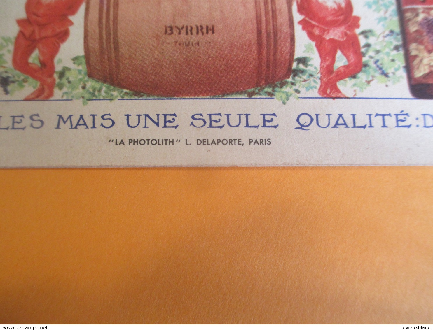 BYRRH/Plaquette Illustrée/Suite de l'Histoire d'un Prince Charmant/La Photolith/  Vers 1930-1950              OEN12