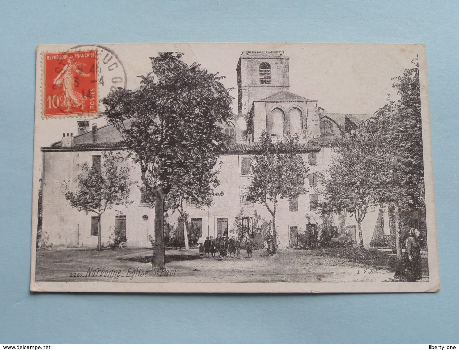 Eglise St. PAUL ( 2269 - L.V. & Cie ) Anno 1914 ( Voir Photo ) ! - Narbonne