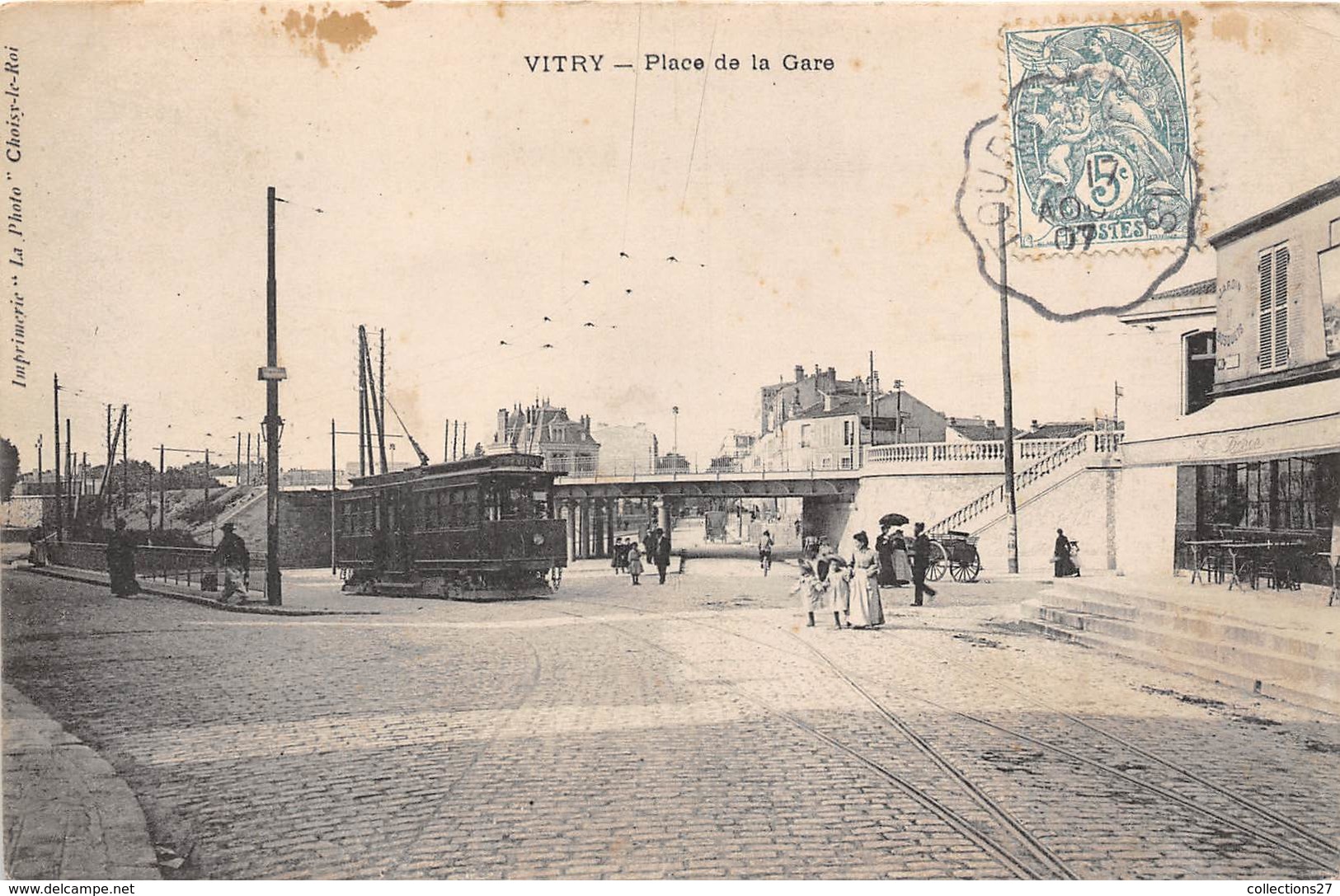 94-VITRY-SUR-SEINE- PLACE DE LA GARE - Vitry Sur Seine