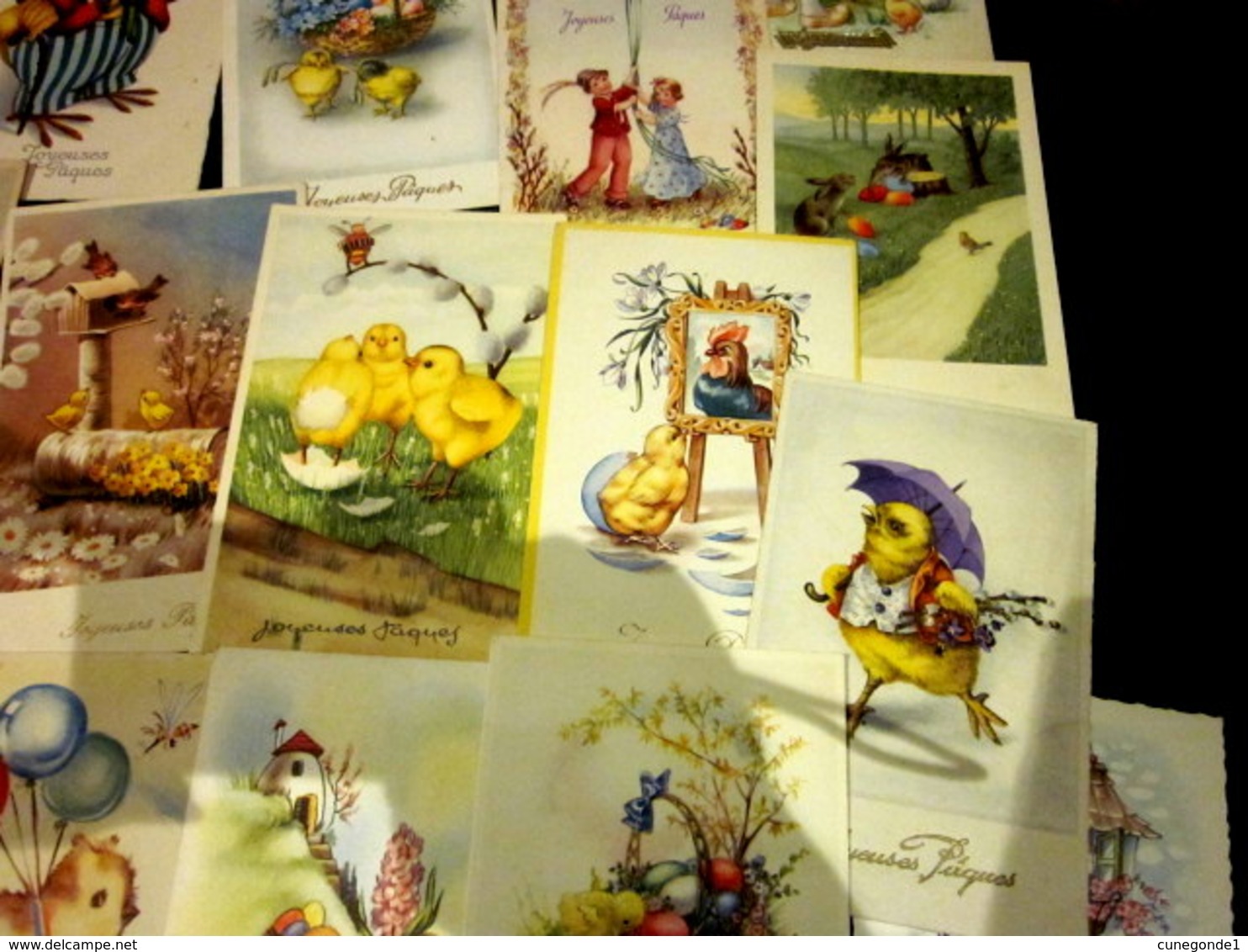 Beau lot de 40 CPSM Fantaisie PAQUES / Mooi lot 40 postkaarten fantasie PASEN