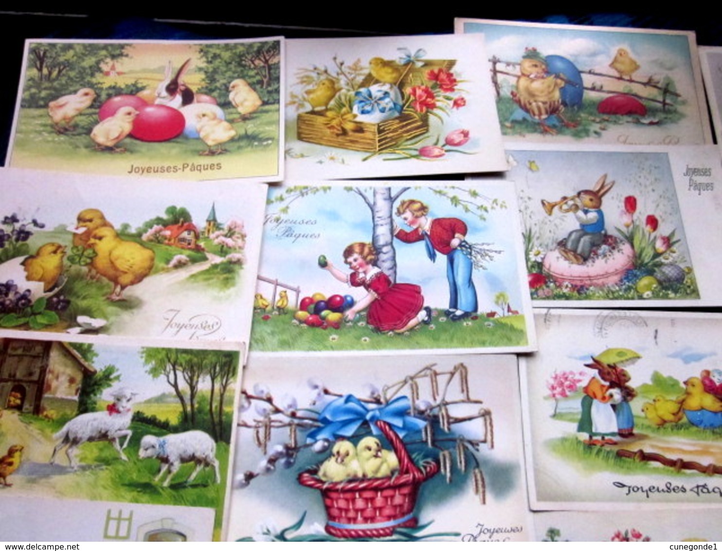 Beau lot de 40 CPSM Fantaisie PAQUES / Mooi lot 40 postkaarten fantasie PASEN