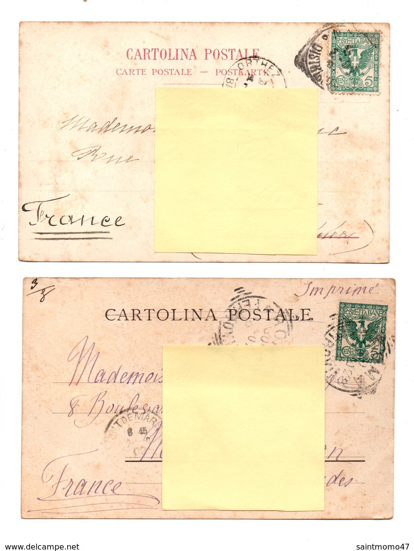 ITALIE . NAPOLI . " POSILIPPO " & " S. MARTINO " . 2 CARTES POSTALES - Réf. N°8338 - - Napoli