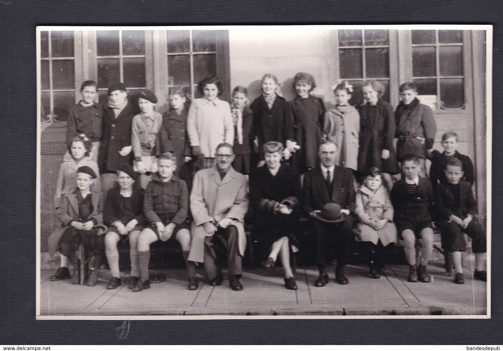 Photo Originale Luneville Ecole De Musique Solfege Année 1949-50 Groupe - Lieux