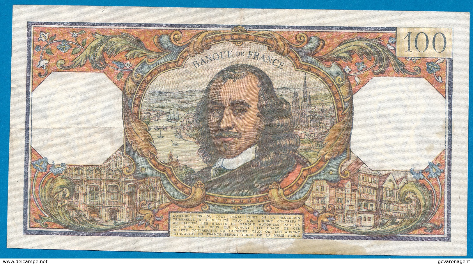 France 100 Francs Corneille  A.4-2-1965 A - Bon Etat - 2 Scans - 100 F 1964-1979 ''Corneille''