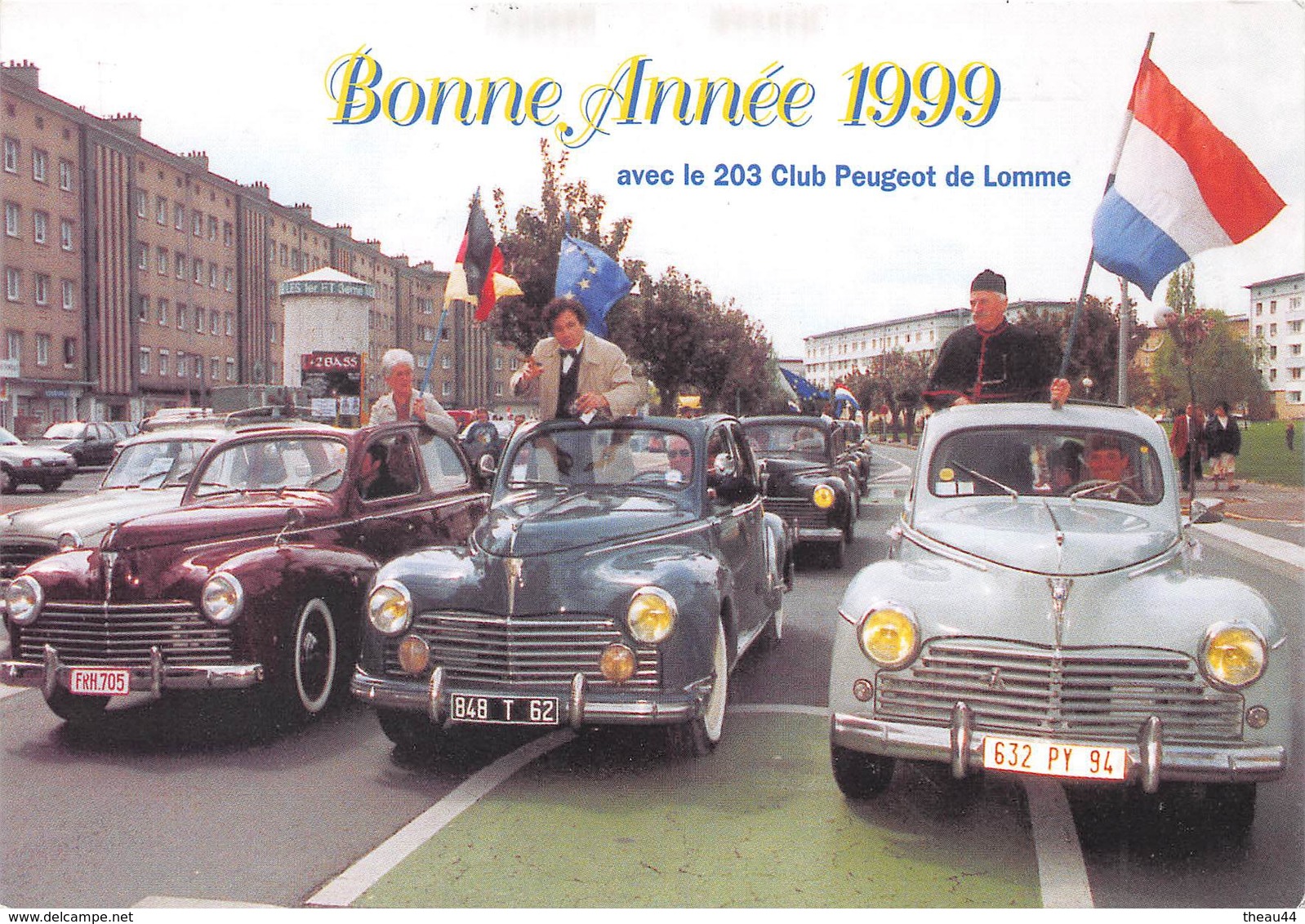 ¤¤  -   LOMME   -  15 Ans Du Club PEUGEOT  -  Parade , Place Denis Cordonnier  -  203 Peugeot  -  ¤¤ - Lomme