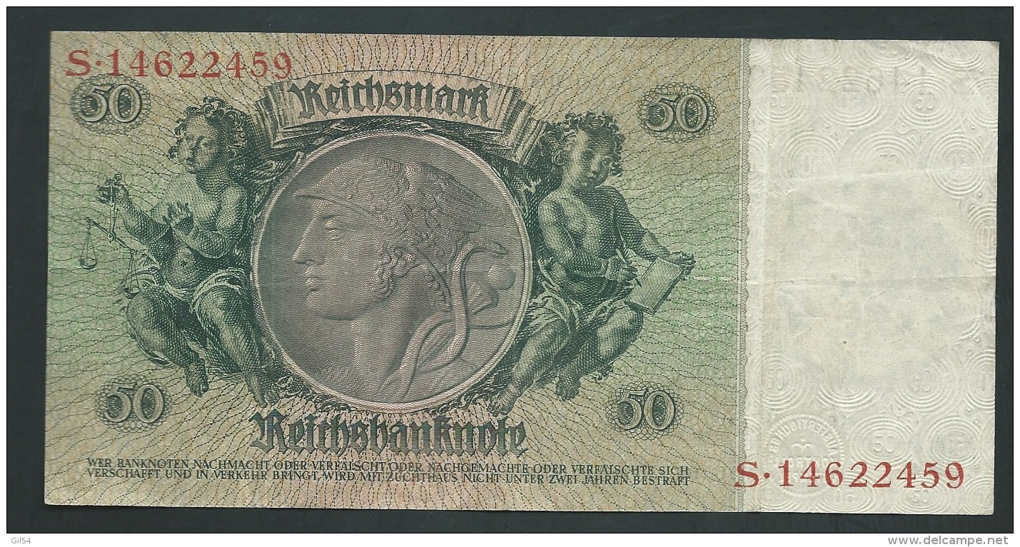 Bankntes,Banknote, Germany,50 Mark,Reichsmark,1933 Year S.14622459 - LAURA 4104 - 50 Reichsmark