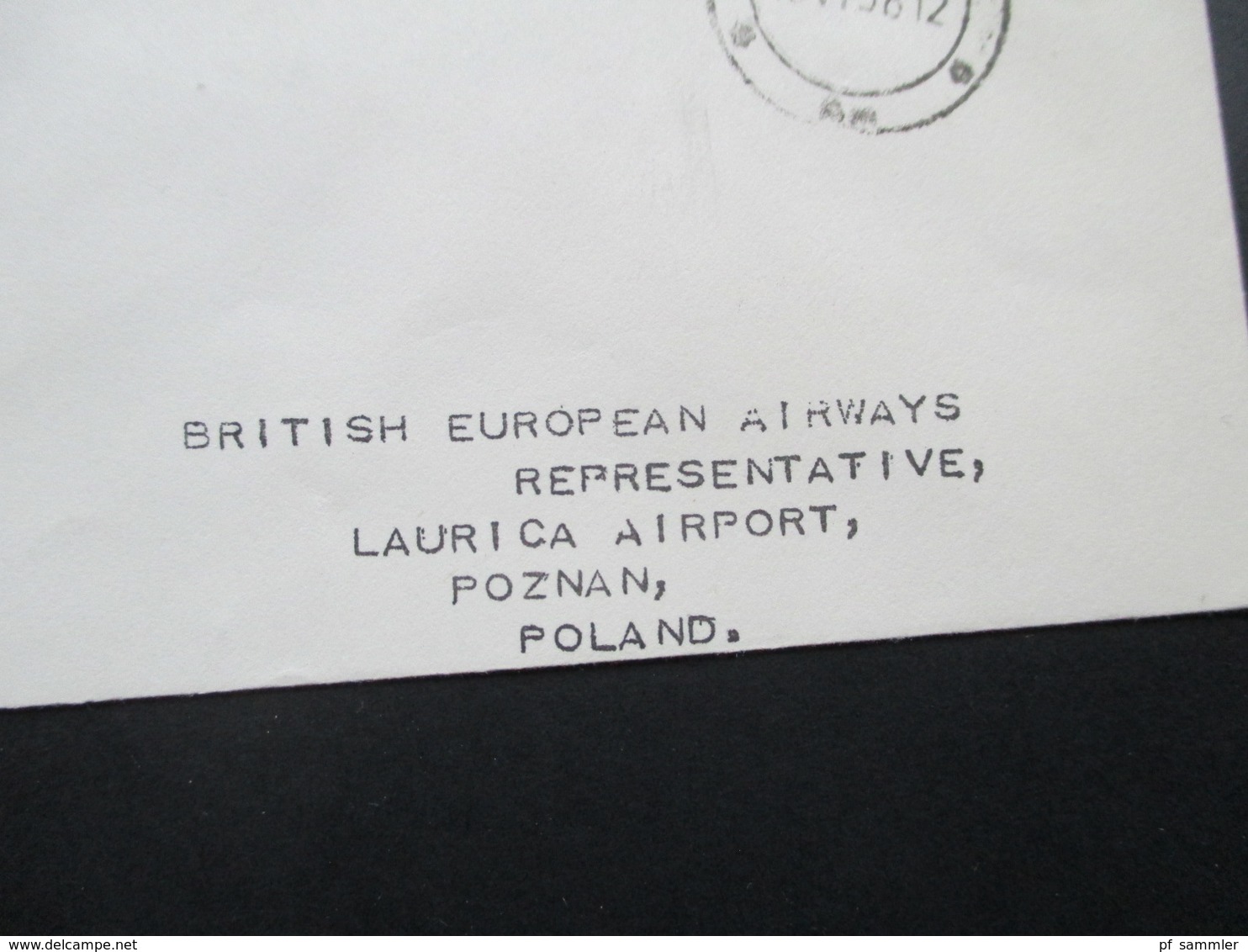 Polen 1958 BEA First Call At Poznan 4 Belege Mit Den Jeweiligen Flugstrecken! - Flugzeuge