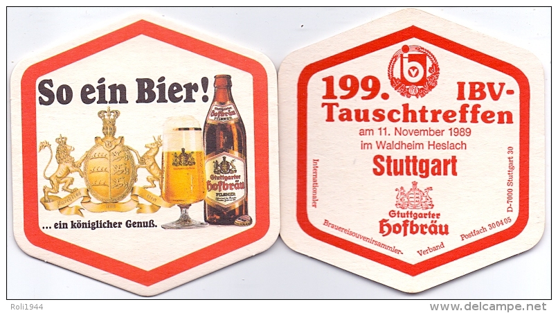 #D198-298 Viltje Stuttgarter Hofbräu - Sous-bocks