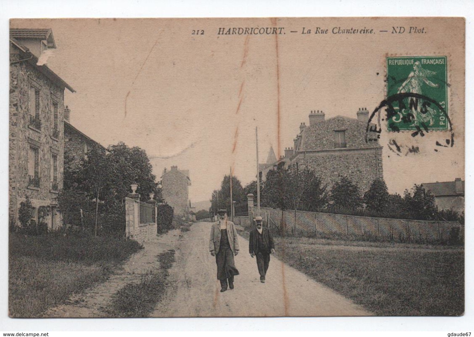 HADRICOURT (78) - LA RUE CHANTEREINE - Hardricourt