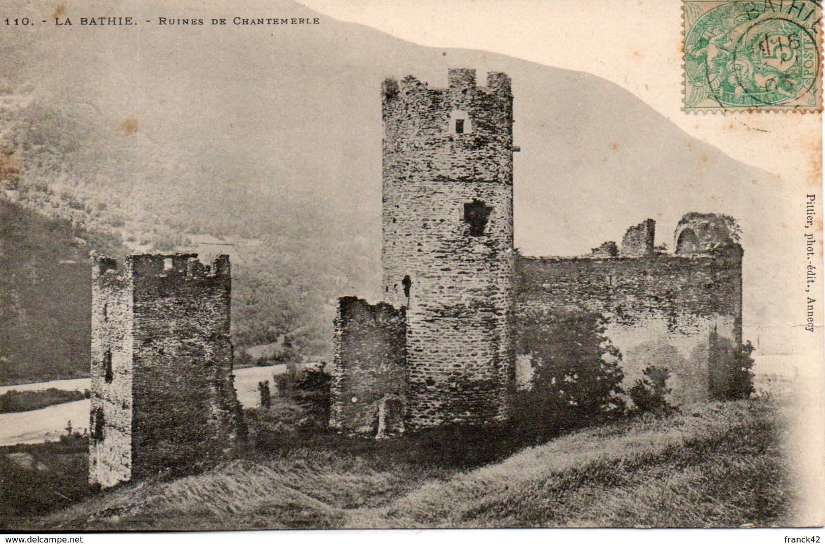 73. La Bathie. Ruines De Chantemerle - Autres & Non Classés