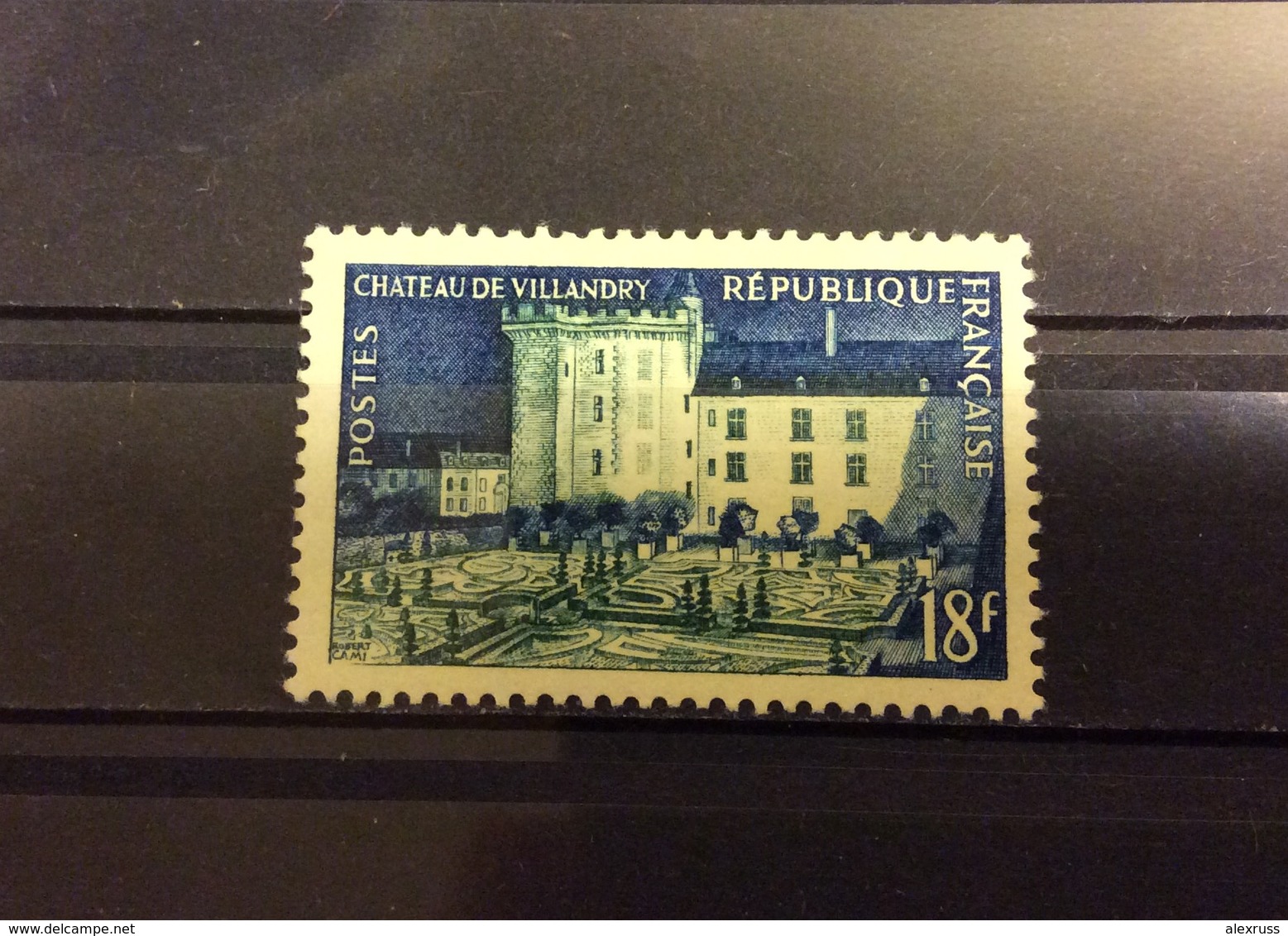 France 1954,Architecture Villandry Chateau,Sc 729,VF MLH*(FR-5) - Castles