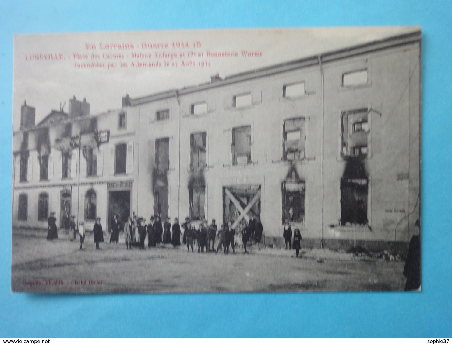 Lunéville-En Lorraine Guerre 1914-15-Place Des Carmes - Luneville