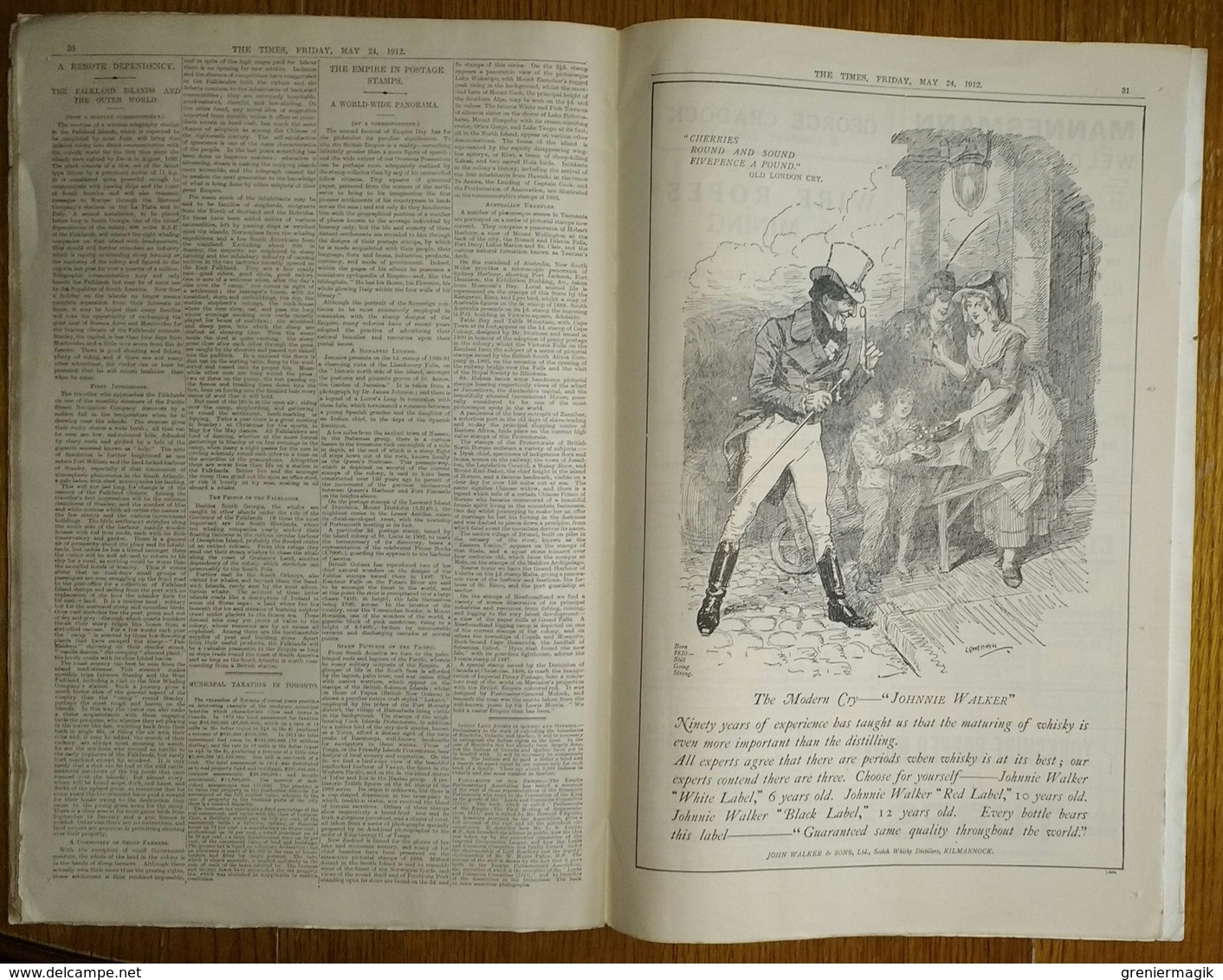 The Times Empire Number 24 May 1912 Overseas Edition - The Beginning Of The Empire Overseas - Newspaper - Europe