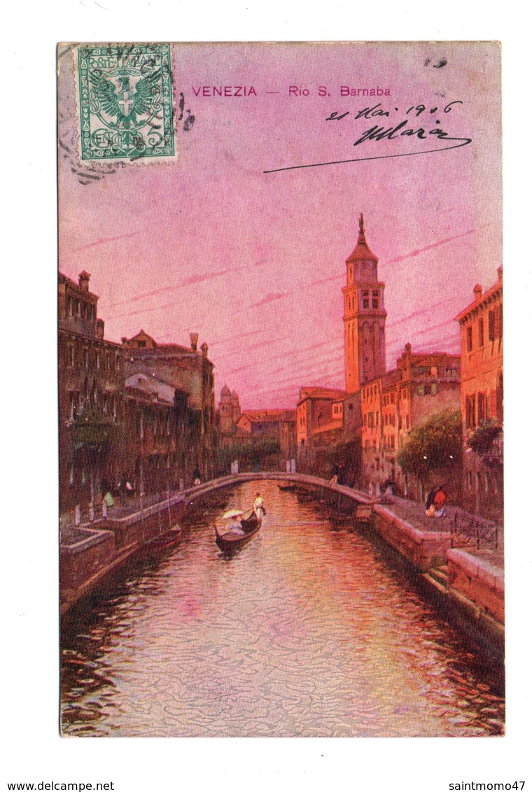 ITALIE . VENEZIA . VENISE . RIO S. BARNABA - Réf. N°8356 - - Venezia (Venedig)