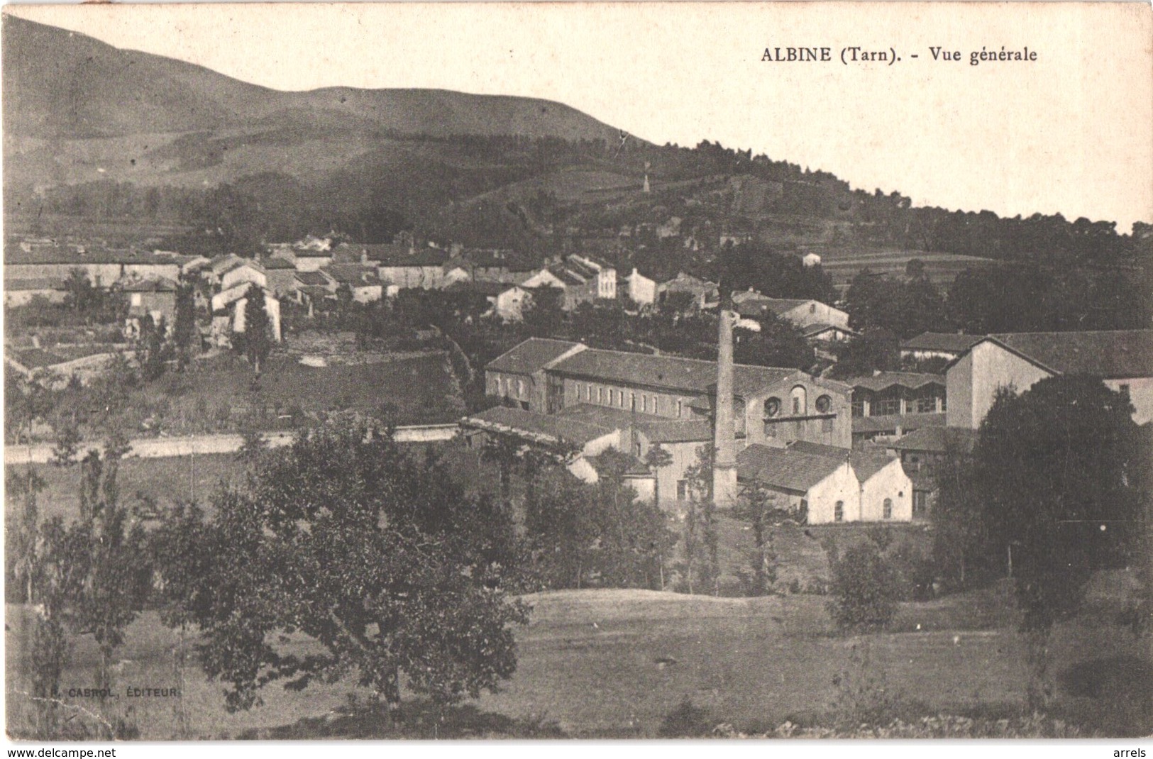 FR81 ALBINE - Vue Générale - Usine Textile GALIBERT - Cheminée - Belle - Altri & Non Classificati