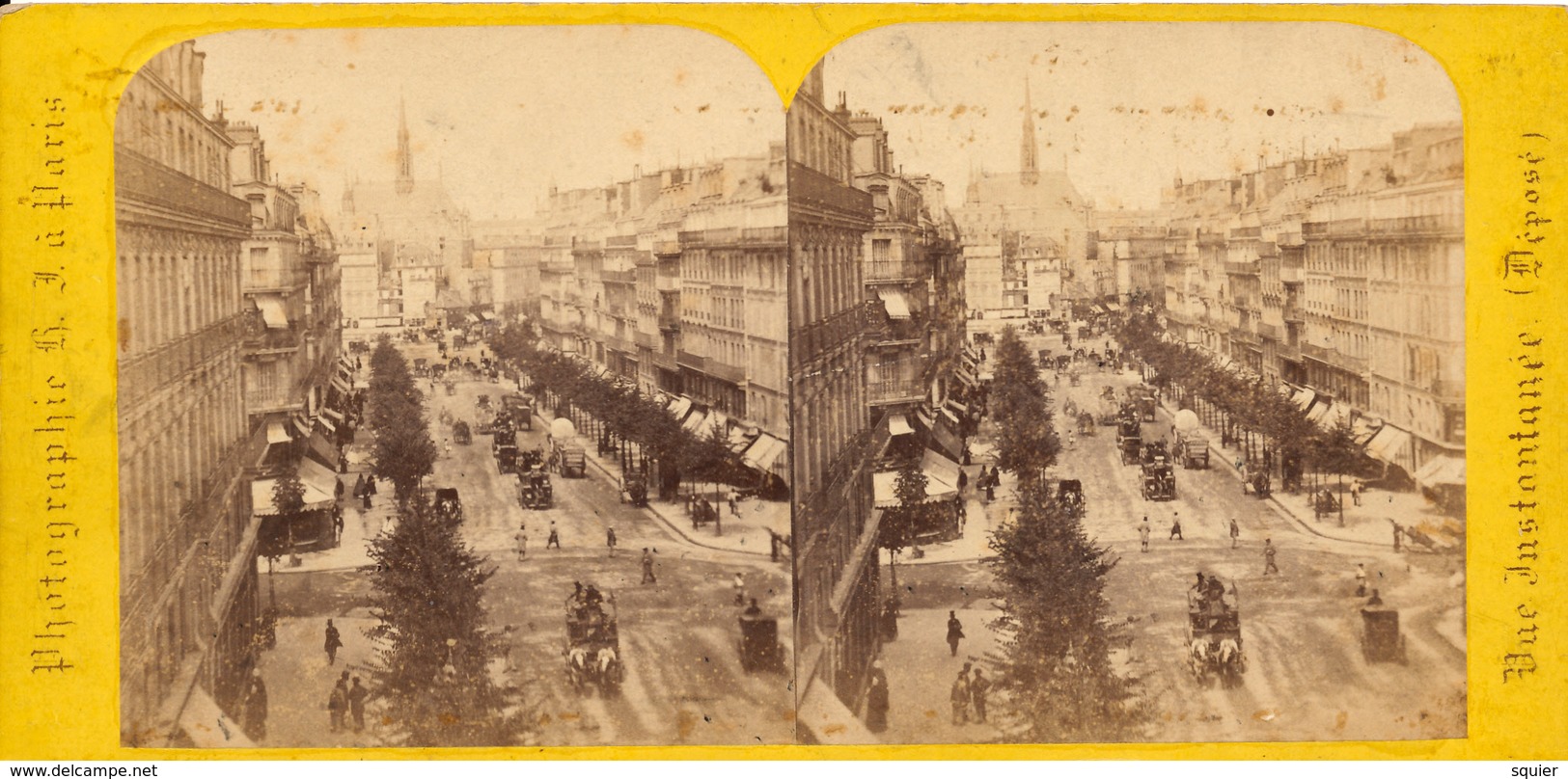 Paris, Hippolyte Jouvin, Boulevard Sébastopol, No.43, Rive Gauche - Visionneuses Stéréoscopiques