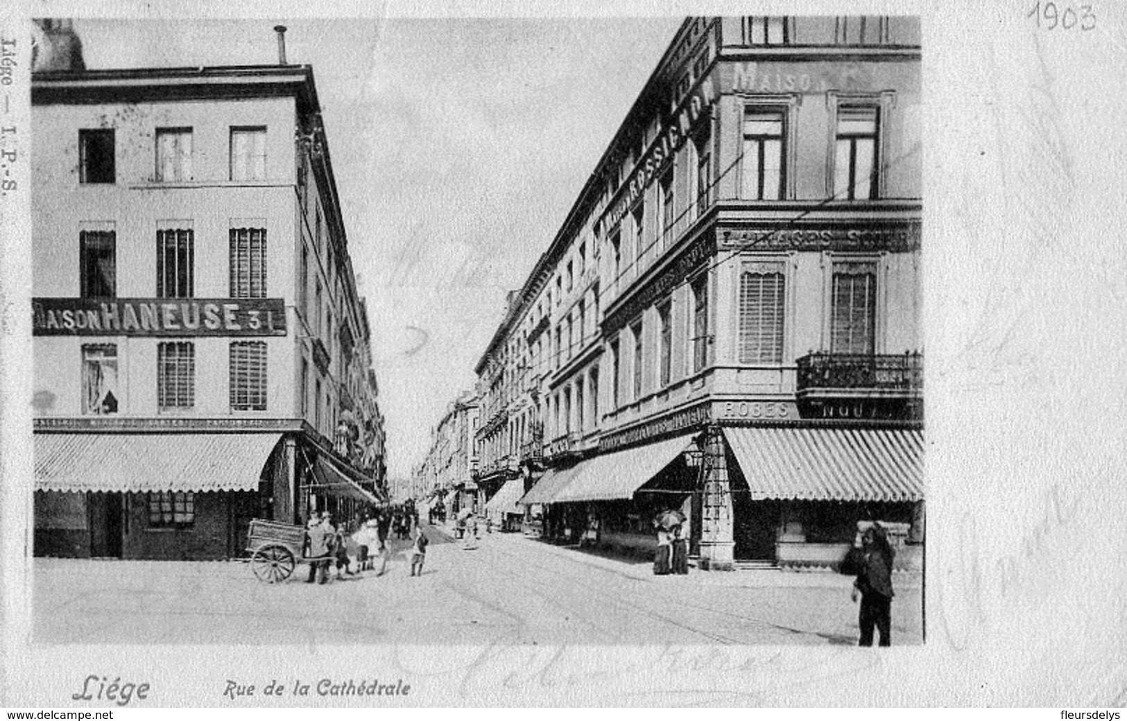 Liège : Rue De La Cathédrale + Maison Haneuse - Luik