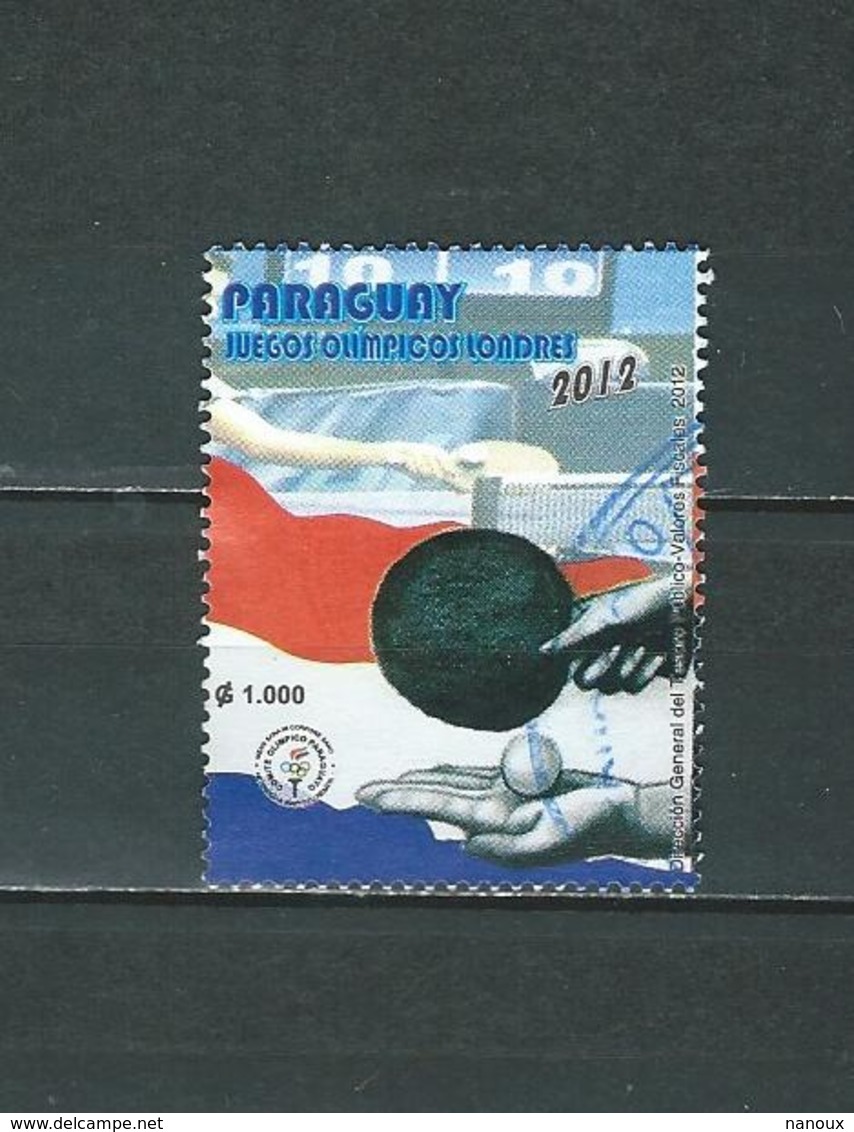 Timbres Oblitére Du Paraguay 2012 - Paraguay