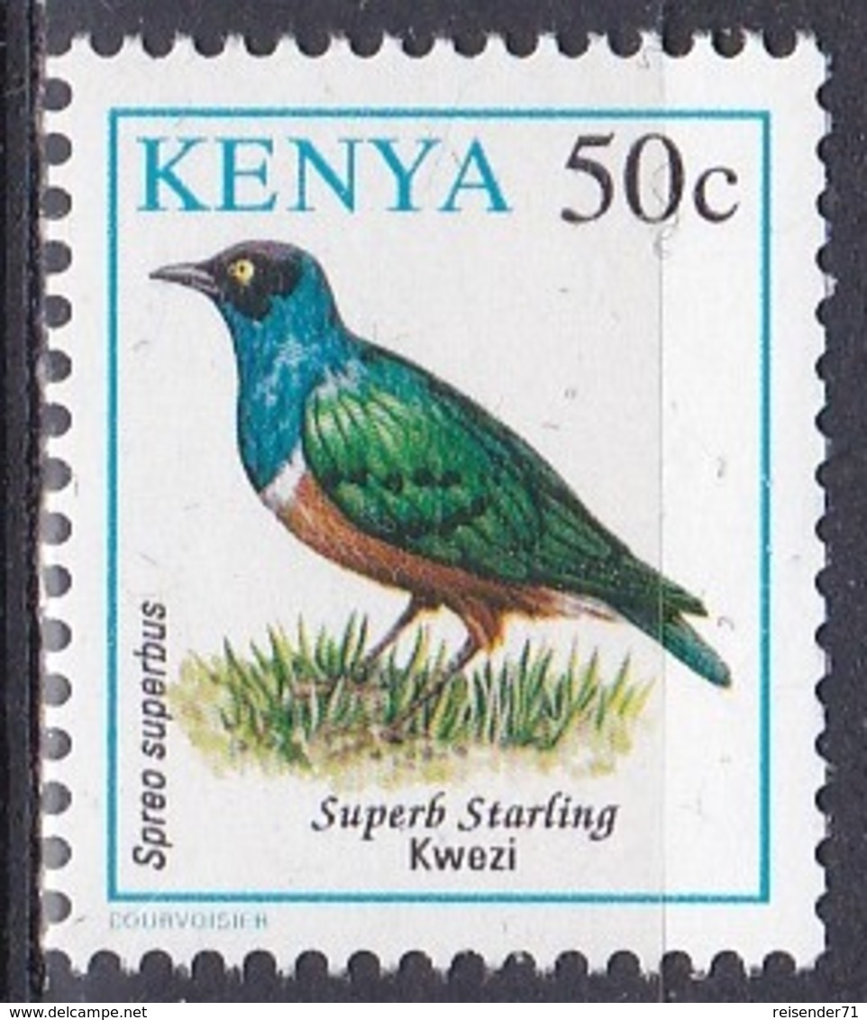 Kenia Kenya 1993 Tiere Fauna Animals Vögel Birds Oiseaux Pajaro Uccelli Stare Starling, Mi. 573 ** - Kenia (1963-...)