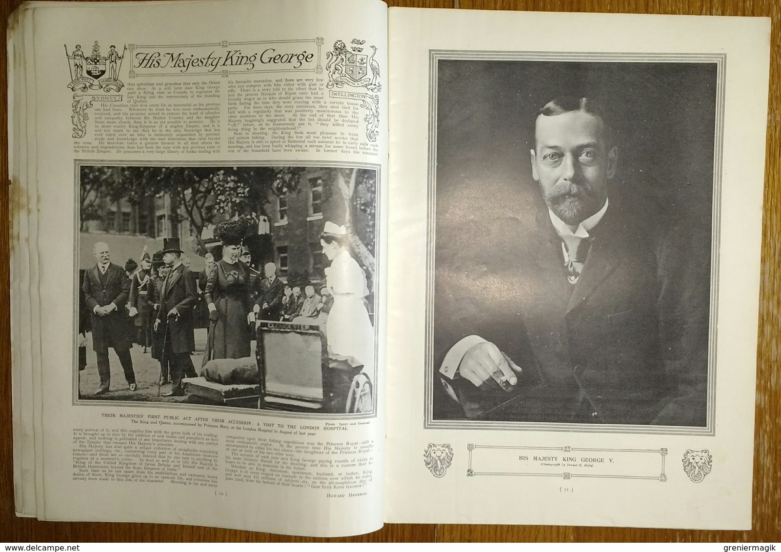 Black&White Coronation Souvenir June 1911 King George V Queen Mary And Alexandra - Prince Of Walles - The Kings Sailors - Histoire