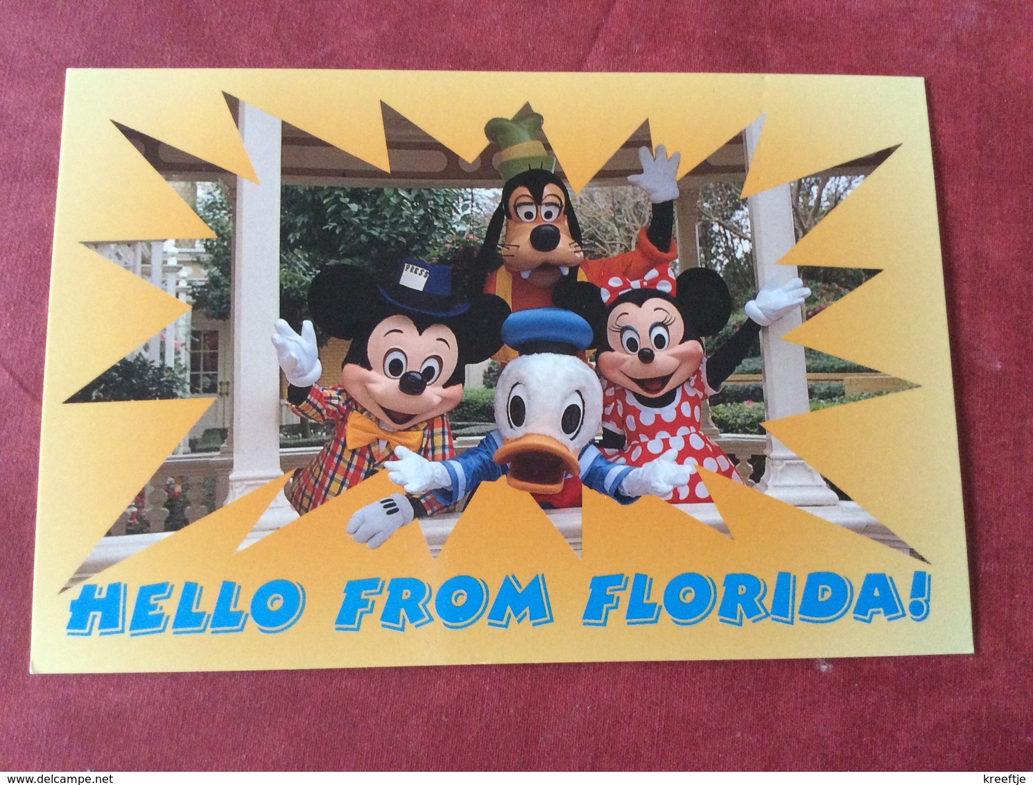 USA. Greetings From Florida. Disney 1998 - Disneyworld