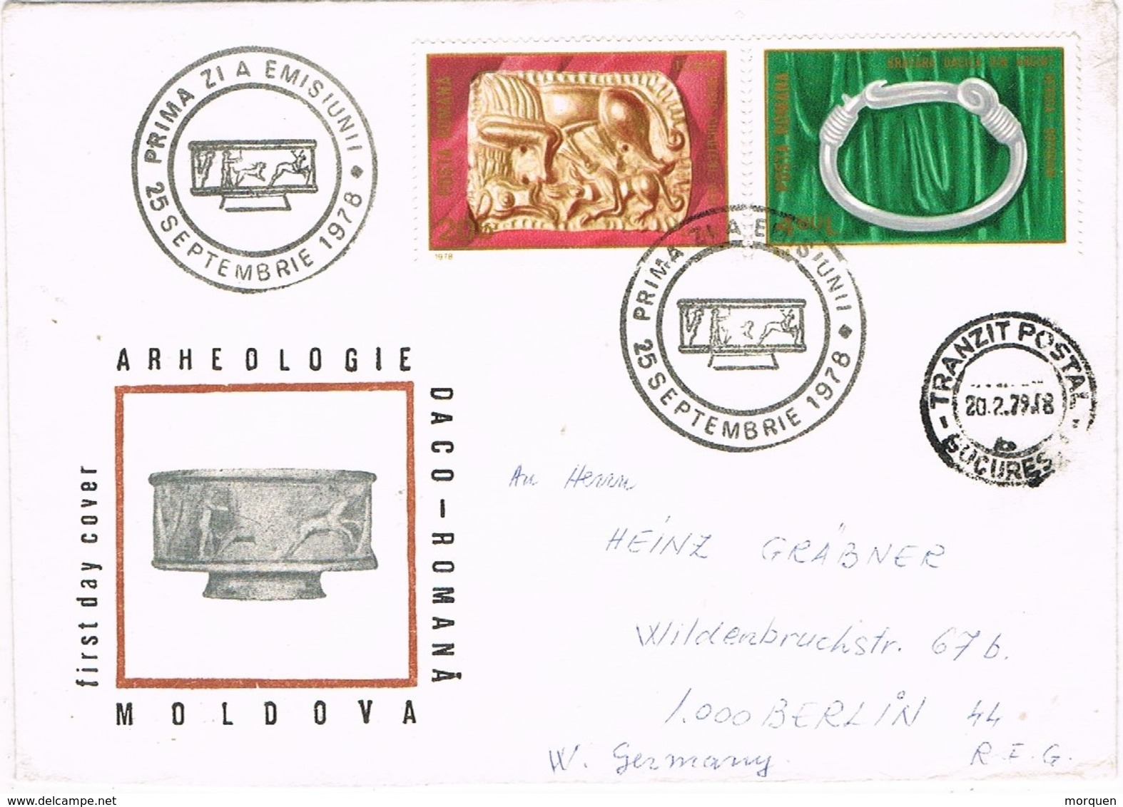 27888. Carta BUCAREST (Hungria) 1979. Archeologie, Arqueologia - Archeologie