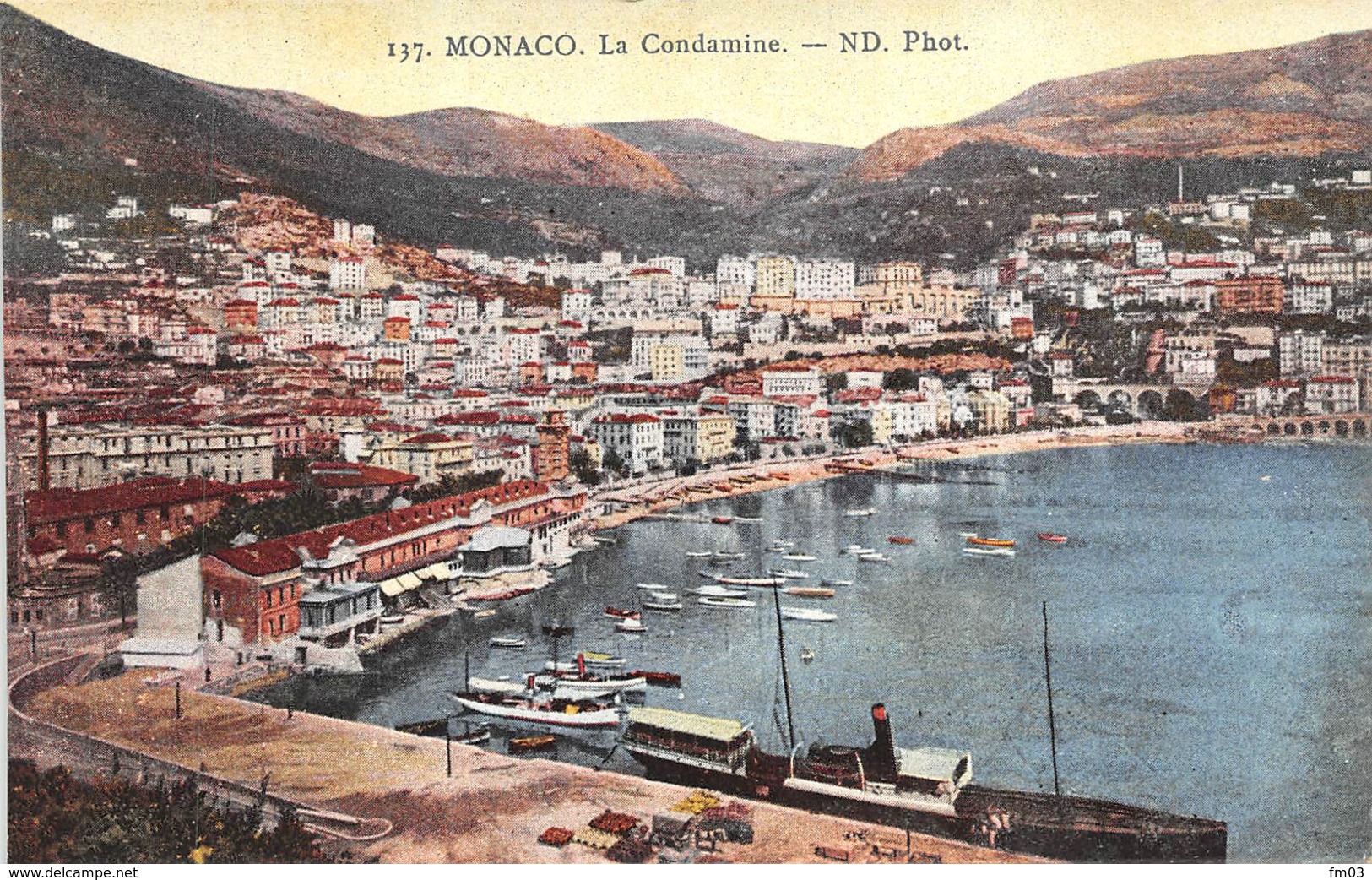 Monaco La Condamine ND 137 Colorisée - La Condamine