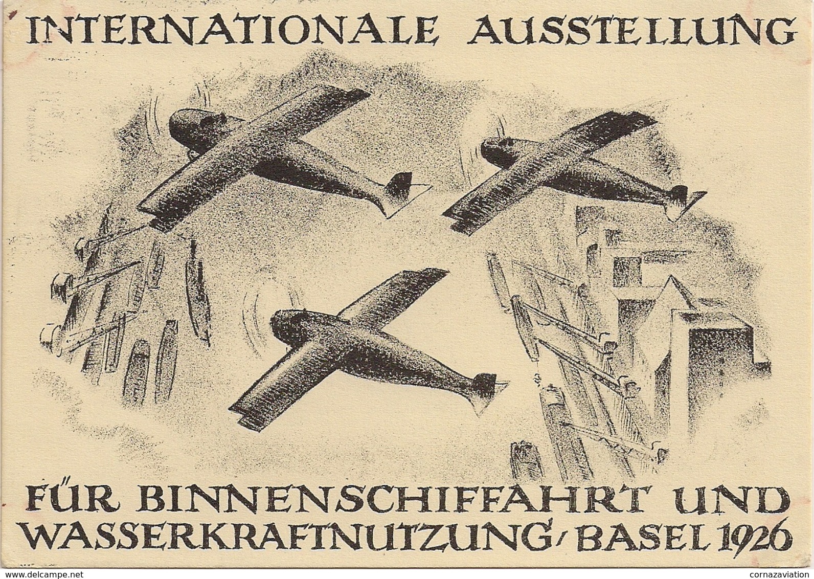 Poste Aérienne Basel-Schaffhausen - 1926 - Autres & Non Classés