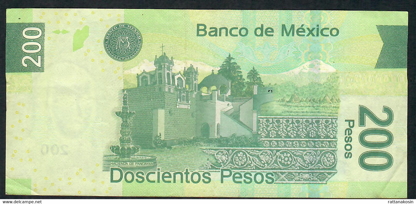 MEXICO P125i 200 PESOS  24.6.2011 Serie AE   VF - Mexique