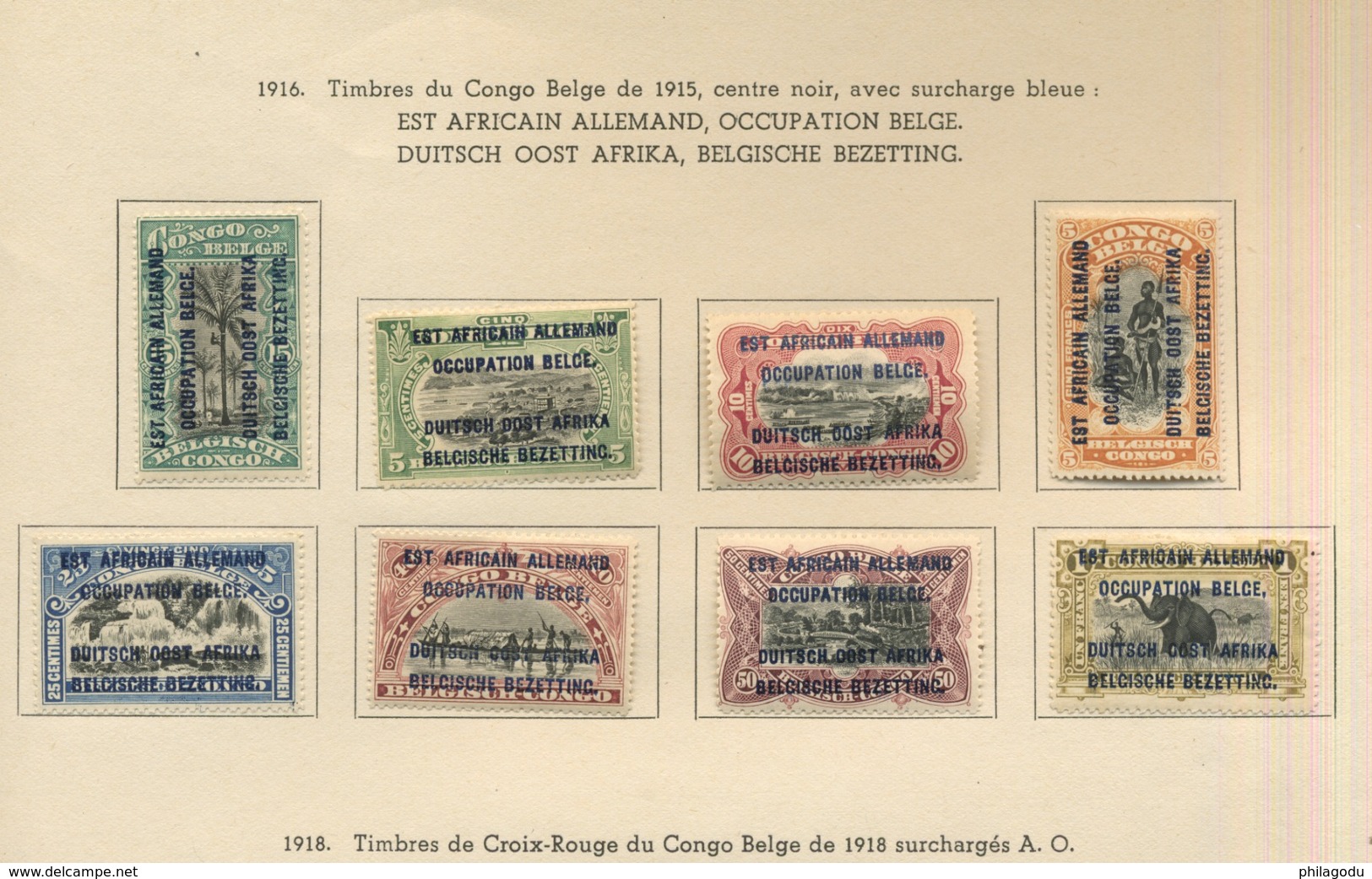 1916 Occupation Bezetting  Cote 78,-Euros Au Moins, Avec Charnière Propre - Unused Stamps