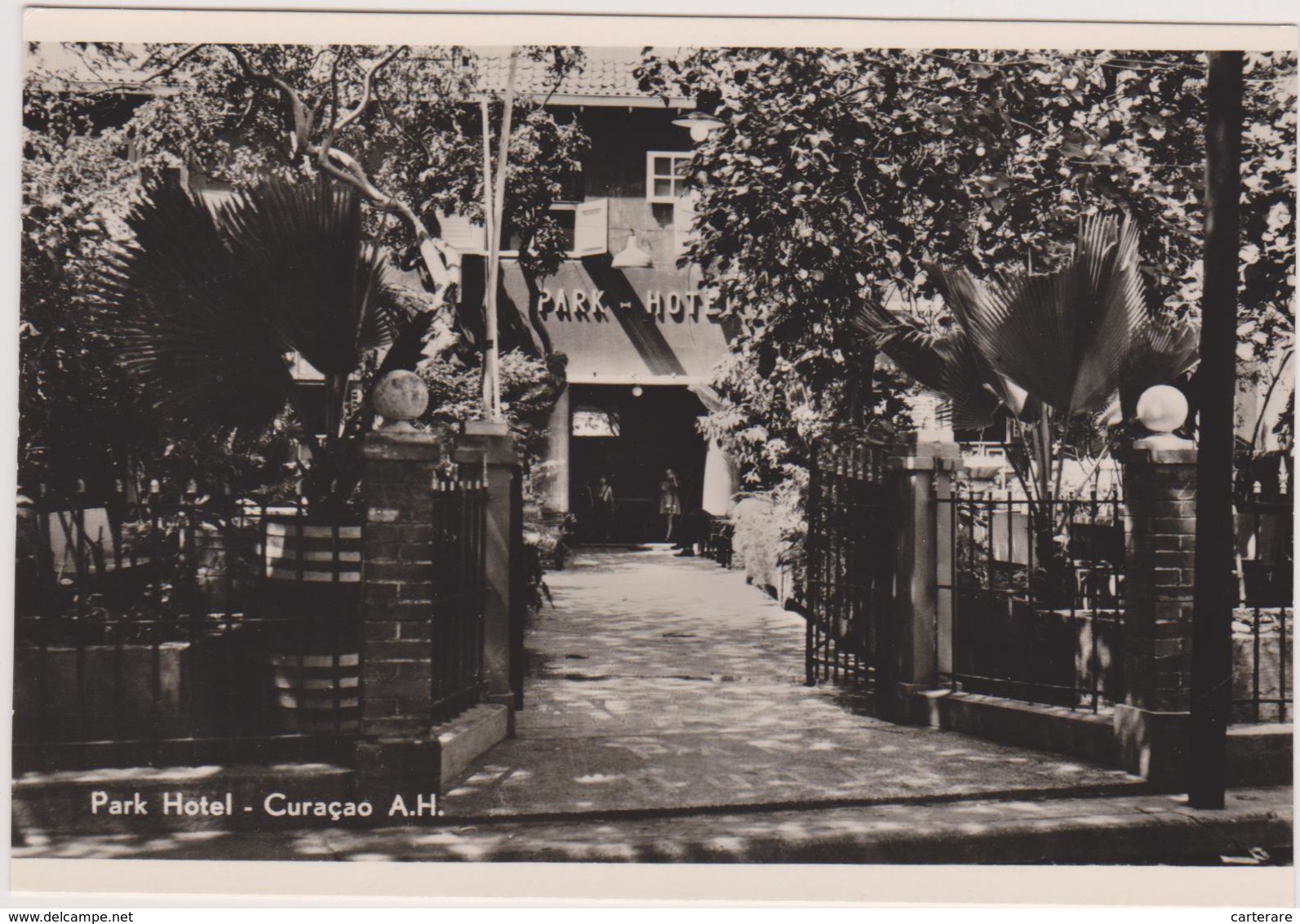 AMERIQUE,AMERICA,NETHERLAND ANTILLES,ROYAUME DU PAYS BAS,CURACAO,PARK HOTEL,KORSOU,COLONIE,ENTR EE - Curaçao