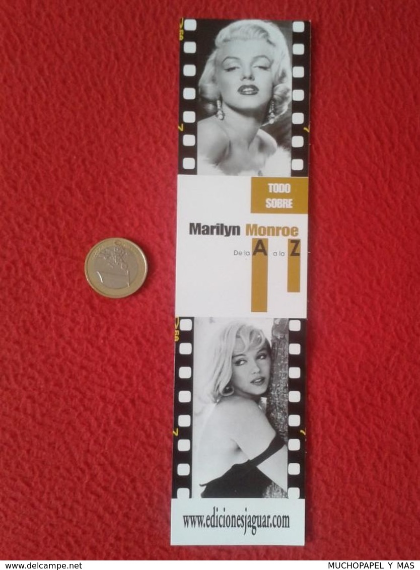 MARCAPÁGINAS PUNTO DE LIBRO BOOK MARK BOOKMARK MARILYN MONROE EDICIONES JAGUAR VER FOTO/S Y DESCRIPCIÓN - Marcapáginas