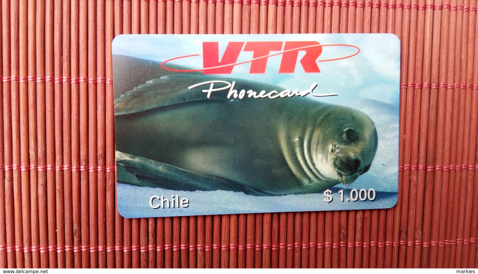 CHILE VTR Prepaid Card $1000 (Mint,Neuve ) - Chile