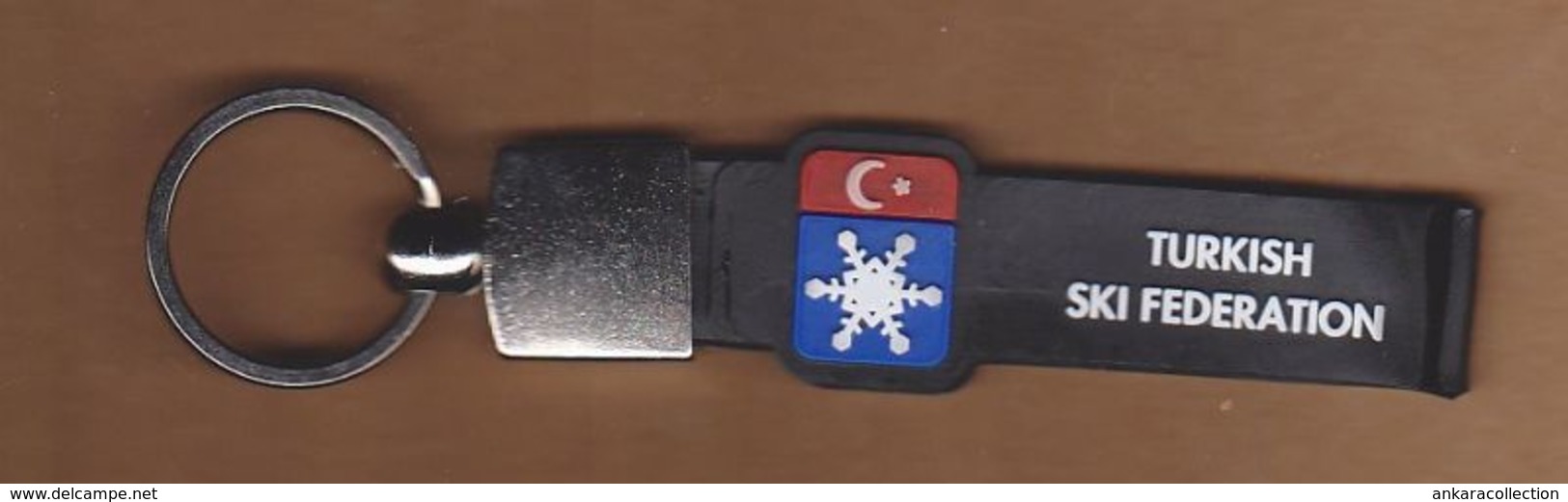 AC - TURKEY SKI FEDERATION KEY RING SNOWFLAKE - Wintersport