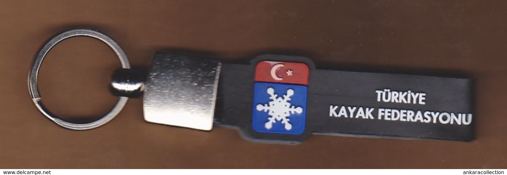 AC - TURKEY SKI FEDERATION KEY RING SNOWFLAKE - Wintersport