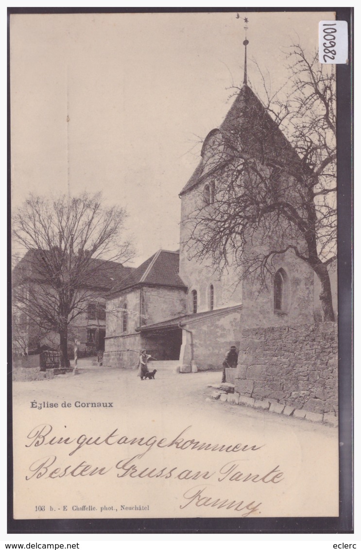 CORNAUX - L'EGLISE - TB - Cornaux